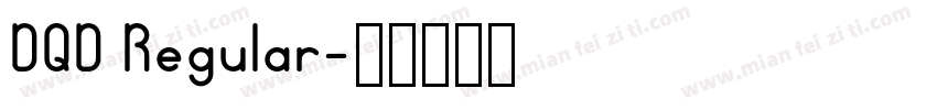 DQD Regular字体转换
